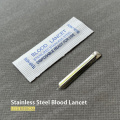 Stainless Steel Blood Lancet Medical Use