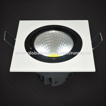 5W LED Ceiling Spotlight, 85-265V AC, 80-110lm/W Luminous Efficiency, Bridgelux/Epistar/Epileds Chip