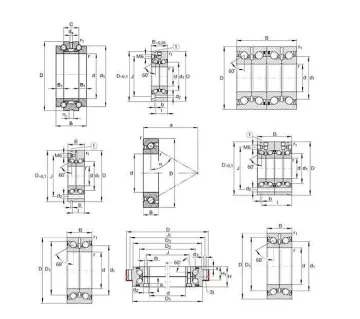 High speed angular contact ball bearing(7020C/7020AC)