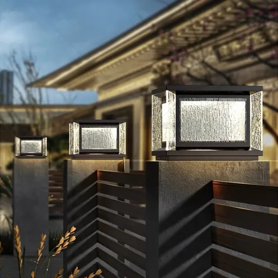 Waterproof Outdoor Pillar Lamp for Deck and Fence Columns