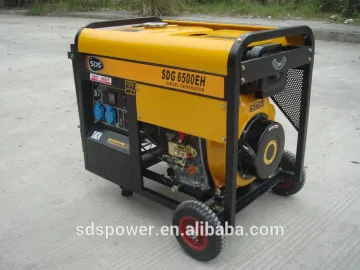 60hz 5.5kva air-cooled open frame diesel generator