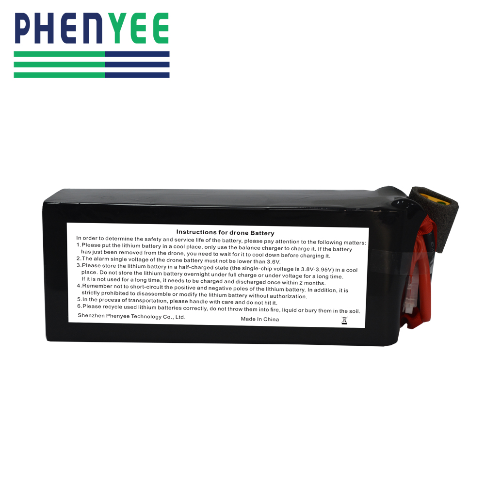 باتری لیتیوم برای پهپاد 22000mah 6S 22.2V 25c