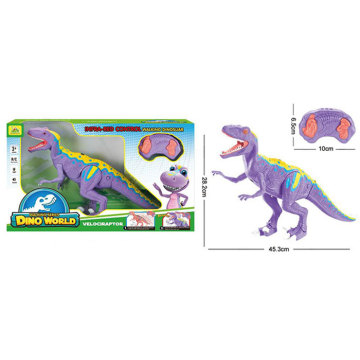 DINOSAUR ISLAND TOYS INFRARED R/C DINOSAUR , WITH SOUND AND LIGHT