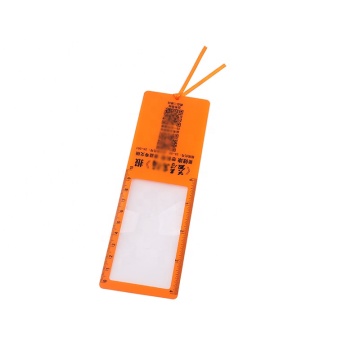 3x PVC Kustom Kustom Kaca Bookmark Hadiah Pembesar