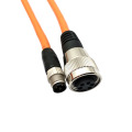 M12 Mâle Straight 7/8 '' Connecteur rond droit féminin