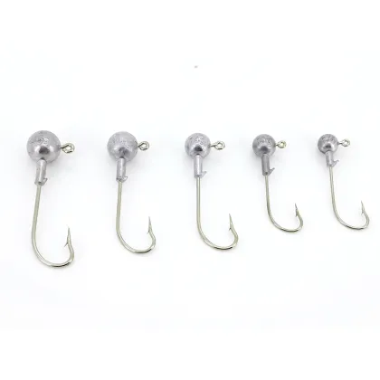 Lead Head Jig Sinker with Hook for Fishing Weights
