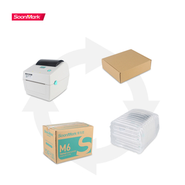 Soonmark 4 inch shipping label barcode thermal printer