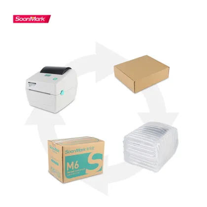 Soonmark 4 inch shipping label barcode thermal printer