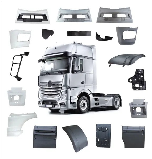 Custom PDCPD material plastic parts for semi-trailer tractor