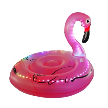 Aufblasbarer Schwanenbecken schwimmen mit LED -Licht und Wasserröhrchen