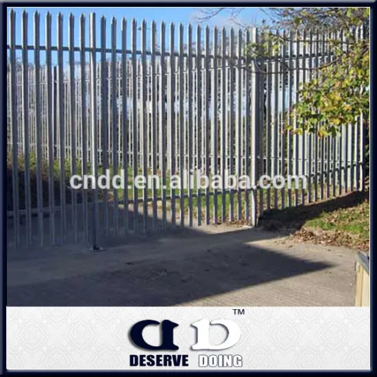 Galvanized & Polyester powder painting palisade fence
