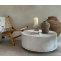 Runder Couchtisch aus Beton