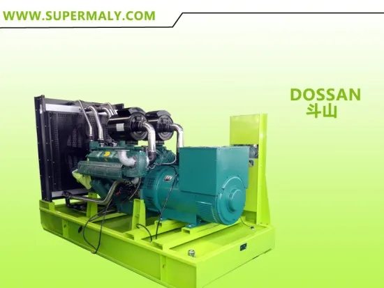 100KW Closed Water-Cooled 4 Stroke Doosan Diesel Generator