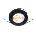 1F LC-LC SM com patch cord de fibra blindada TPU blindado