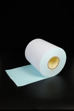 Semi gloss Paper Rubber Based Permanent Blue Glassine