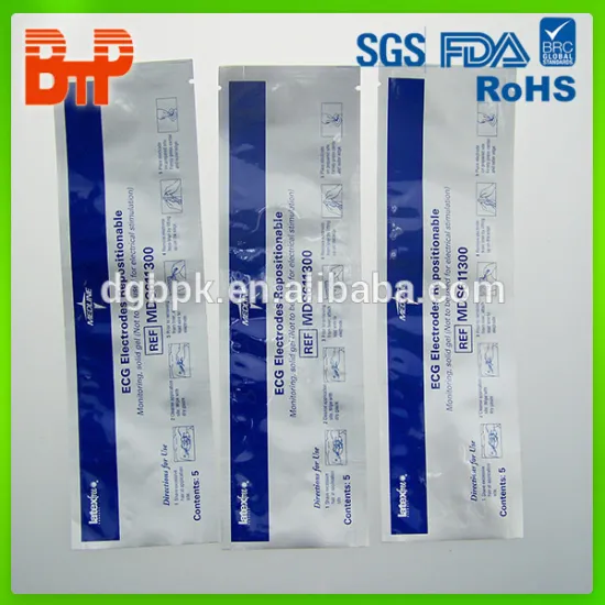 silver plastic foil bag