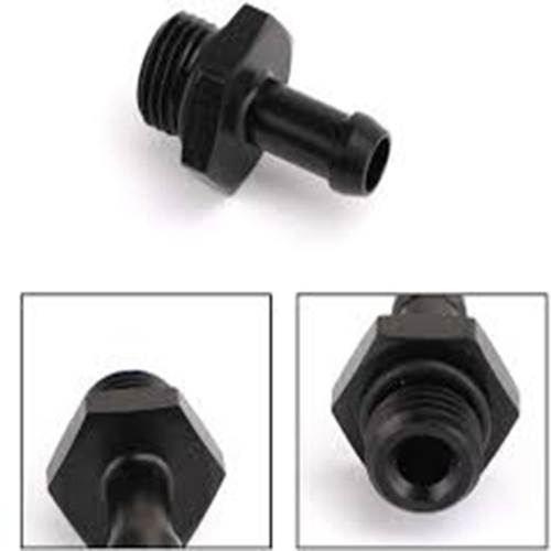 Car hose barb connector for fuel pressure regulator