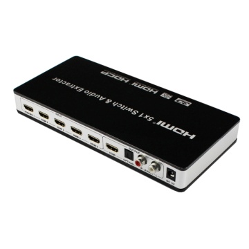 HDMI Switch 5 ports with AC Power Adapter