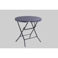 plastic picnic wedding round table with Rattan Design