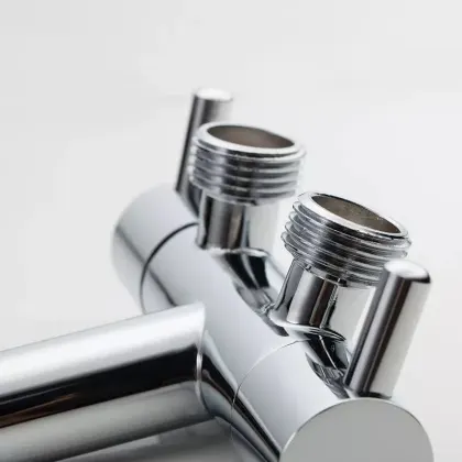 Hot Sale Brass Pressure Toilet Faucet Multi-Function Three-Way Angle Valve