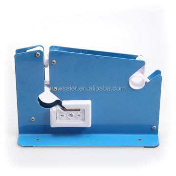 Supermarket Metal 12mm Tape Bag Neck Package Sealer