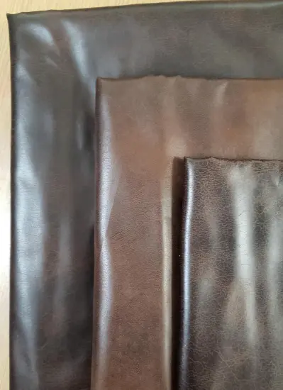 Knitted Leather Look Sofa Fabric Upholstery for Furniture