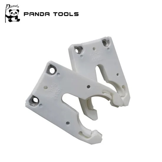 ISO30 HSK63 Rubber Grip Chuck Wooden Clips Fork for Tool Change