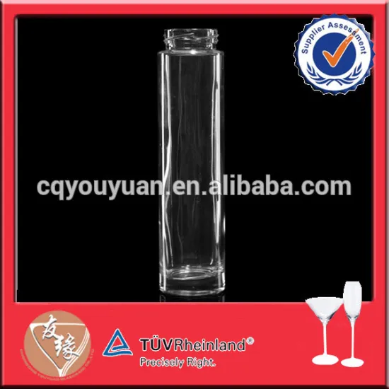 Wholesale round shaped beverage glass bottle 300ml