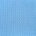 Kettengestrickter Kreppstoff aus recyceltem Polyester-Spandex
