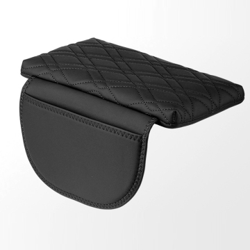 Scatola di bracciolo in memory foam ricamato in pelle e cuscinetto di protezione degli interni per la conservazione dell'auto: miglioramenti ispessiti per una migliore protezione e comfort