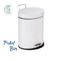 Stainless Steel Sliver Paper Waste Bin For Restaurant