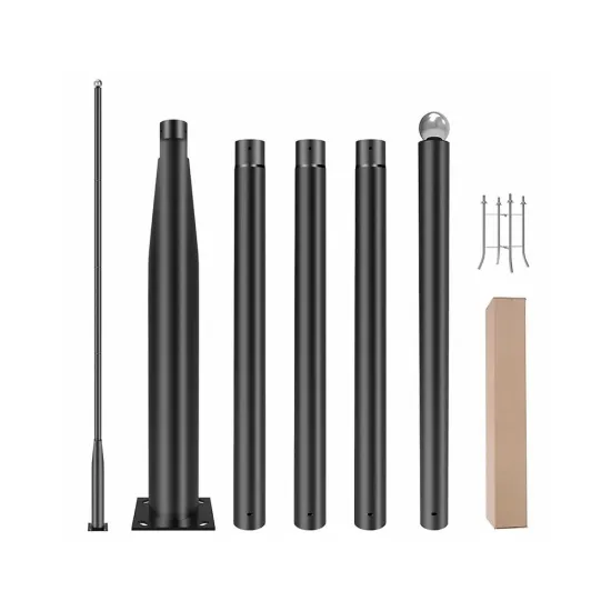 Outdoor LED Solar Garden Lighting Systems: Pole Lights in 3m, 4m, 5m, and 6m Sizes