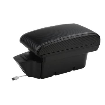 Customized Double-Layer Pull-Out Car Armrest Box with USB Port: Luxury in Reach