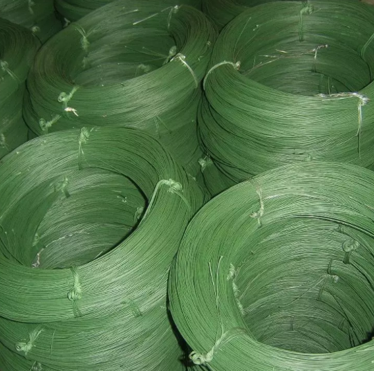 Fios de ferro de aço revestido de PVC