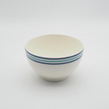 Handgeschilderde stijl keramische diner set, steengoed servies sets, blauw servies set