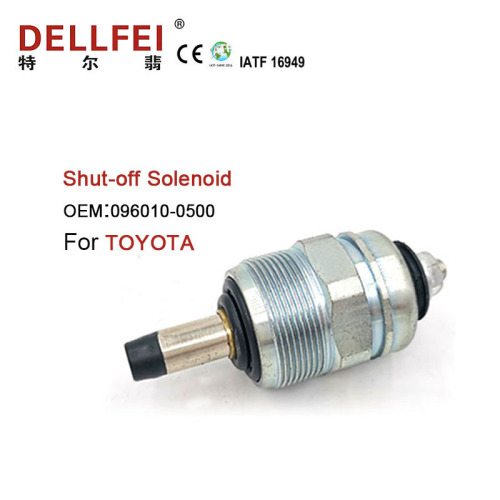 12V combustível desligado solenóide 096010-0500 para Toyota