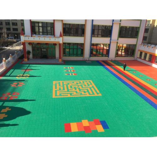 Kindergarten floor tile children playground floor tiles