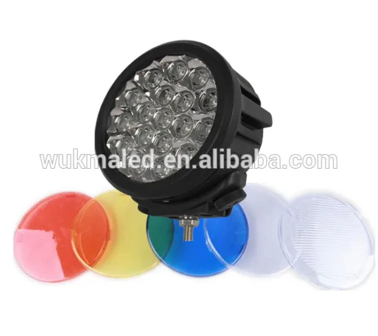 7 inch super Brighter round 90w LED Working Light, 8100LM high lumen used for car/truck / boat off road led work light