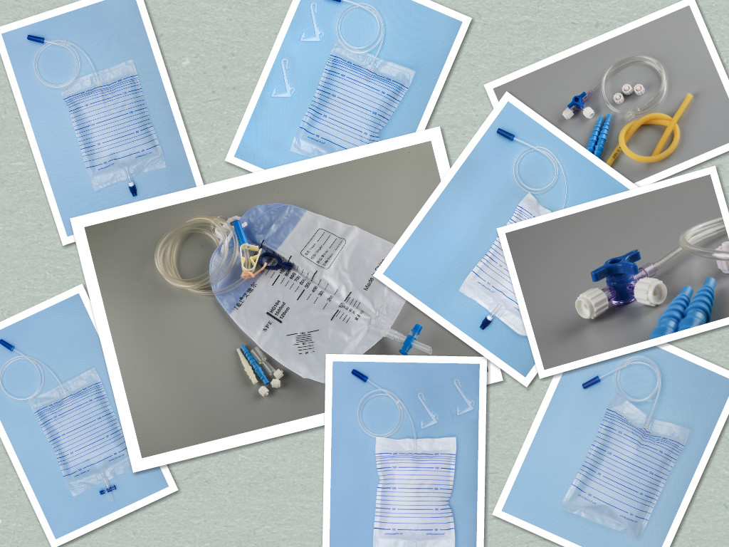 urine plastic bags and their accessories (pack)