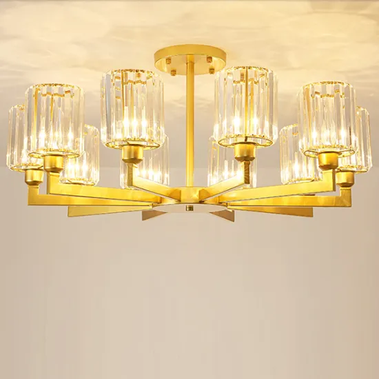 chandelier hanging crystal antler lighting home decor