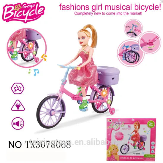 Hot selling Fashion Girl Musical Bicycle Good for Children Play
