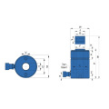 Single Acting Hollow Hydraulic Jack Cylinder