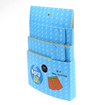 Custom fold carton male panties box printing