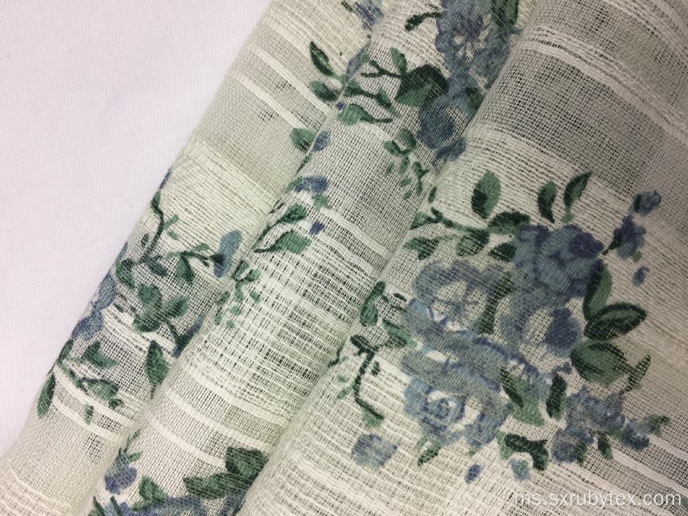 Kapas Dobby Print Fabric