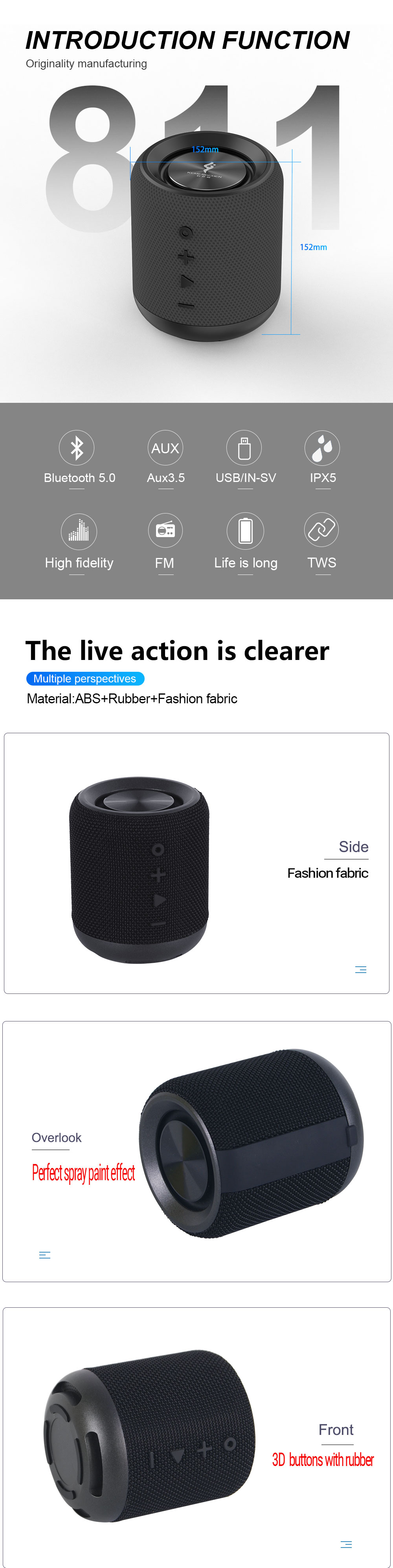 portable BT speaker