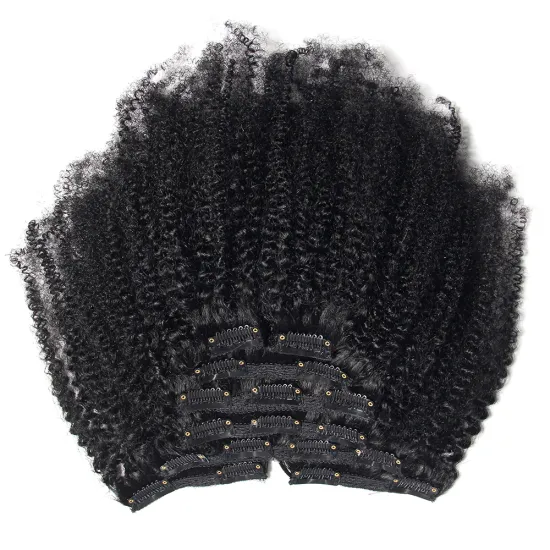 Made in france hair clip, Brazilian afro hair clip in hair extensions for children