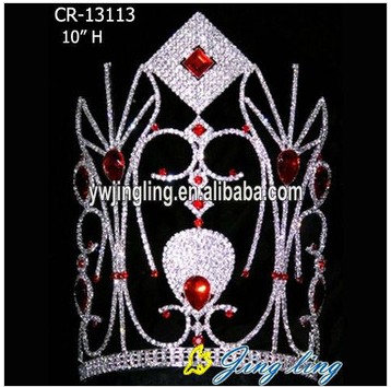 Fashion Hair Jewelry 12 Inch Crystal Pageant Crowns