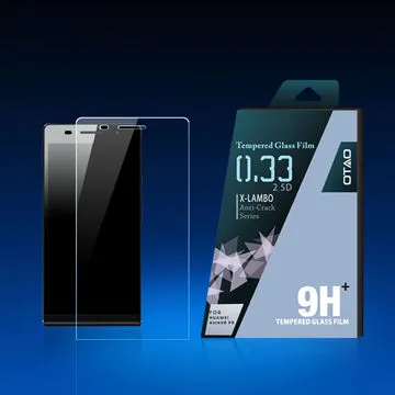 Super anti-crack tempered-glass mobile phone screen protectors for Huawei P6