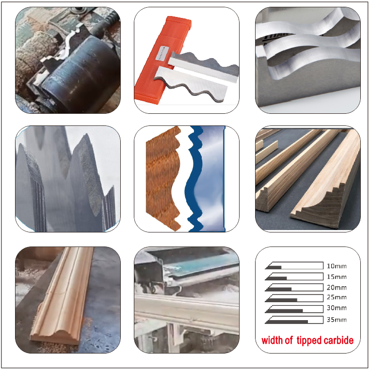 13/16 &#39;&#39; molding carbide ມີດສໍາລັບເຄື່ອງຫນາຄວາມຫນາ