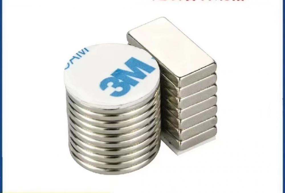 Strong Magnetic Power Neodymium Magnet with 3M Adhesive